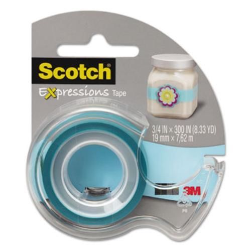 Scotch Expressions Matte Finish Magic Tape - 0.75&#034; Width X 25 Ft (c214blud)