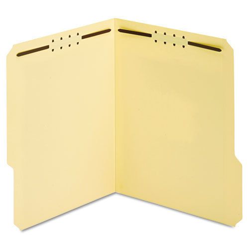 Manila Folders, Two Fasteners, 1/3 Tab, Letter, 50/Box