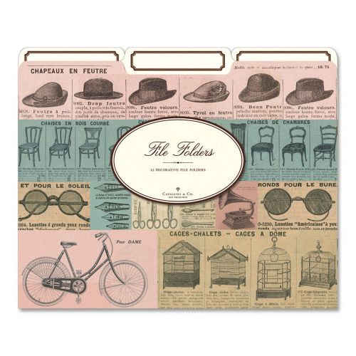 Cavallini &amp; Co. French Ephemera File Folders