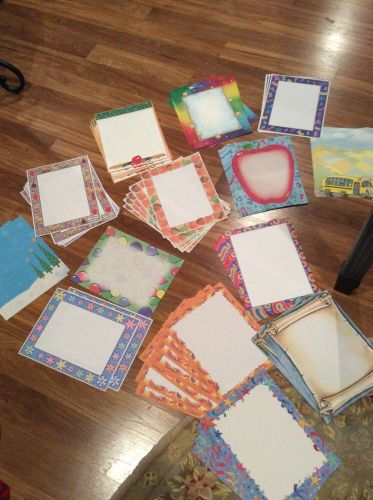 Huge Lot Teacher Computer Paper Stationary Holidays Themes Fall Winter School