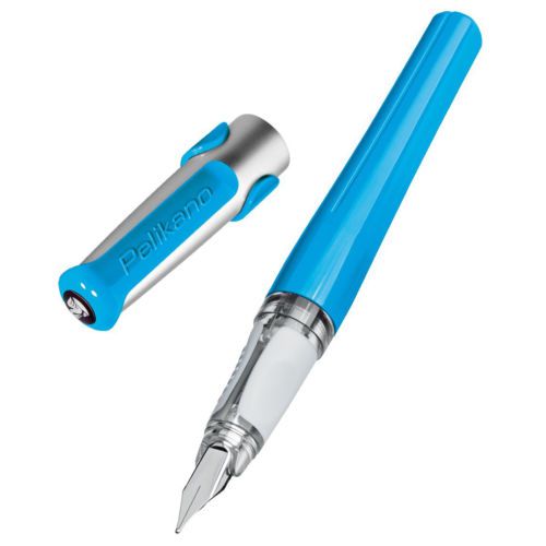 Pelikan Pelikano Blue Medium Point Right-Handed Starter Fountain Pen (PLK924100)
