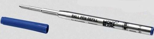 3 Montblanc Ballpoint Refills, Blue, Medium