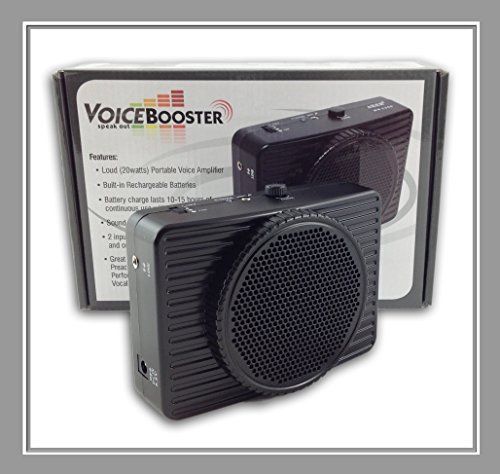 Voicebooster voice amplifier 20watts black mr2300 (aker) by tk products  portabl for sale