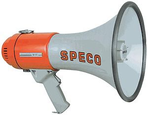 ED073RESP 16 watt deluxe megaphone W/ SIREN SPECO ER370