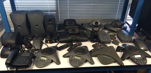 Large Lot of Polycom Video Teleconferencing VSX-7000 ViewStation SoundStation