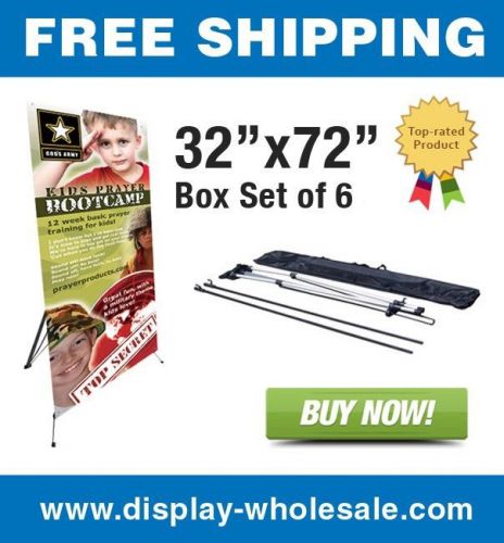 Medium X Banner Stand 32&#034; x 72&#034; (Box of 15)