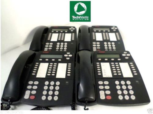 LOT 4 LUCENT AVAYA 4412D+ BUSINESS PHONE TELEPHONES 4412A01A-003 Black  T3-D12