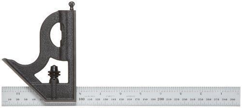 Starrett c11meh-300 cast iron square head w/ satin chrome blade combination for sale