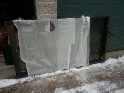 Kawneer  glass commercial door storefront entrance closer unit chime aluminum for sale