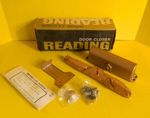 Reading Door Closure, Model No. 603 DB, heavy Duty, Adjustable, Bronze, New