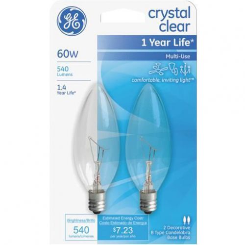 60W 2PK CLR TORPEDO BULB 76229