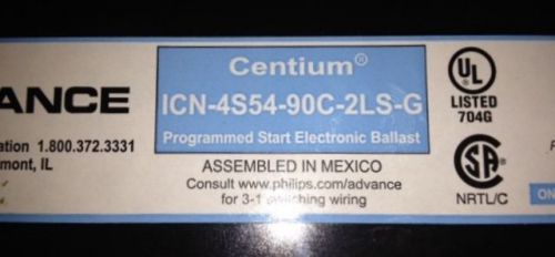 F54T5HO CENTIUM PS UNV Ballast