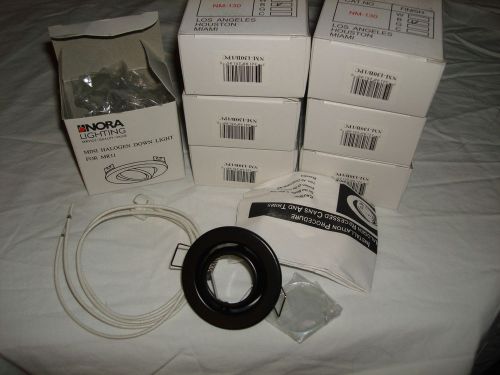 Nora Lighting Mini Low Voltage MR11 Adjustable Downlight Trim ONLY - NM-130