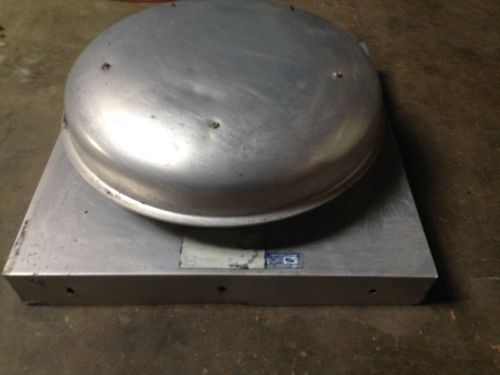 22&#034;  ALUMINUM ROOF EXHAUST VENT NON POWERED