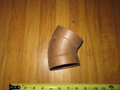 New  3&#034; Copper 45 Degree  Elbow  DWV