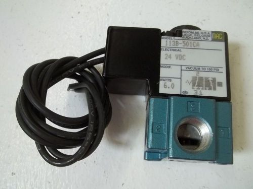 MAC VALVE INC. 113B-501CA SOLENOID VALVE *USED*