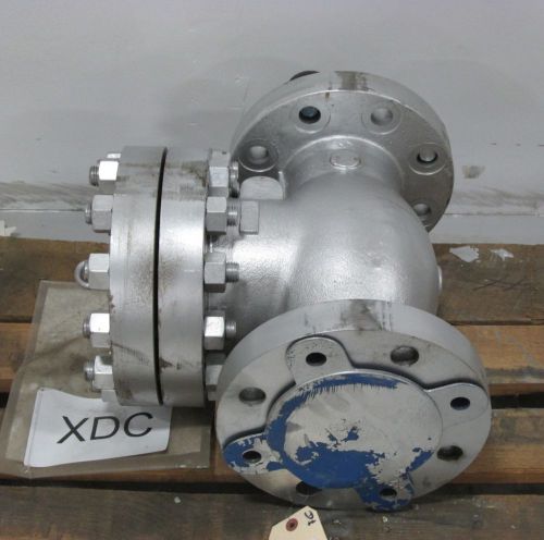 New crane 175xu 040 1480psi 4in steel 600 flanged swing gate check valve d383253 for sale