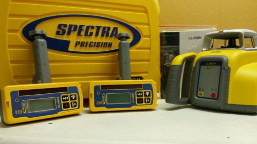 Trimble Spectra Precision LL300N Level W/ ((2)) HL450 RECEIVER