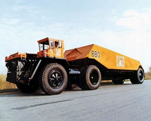 1983 dart 120 ton bottom dump coal hauler truck photo c7719-l2t92e for sale