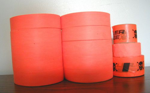 Fluorescent Orange Surveyors Tape 10rolls - 125&#039;each