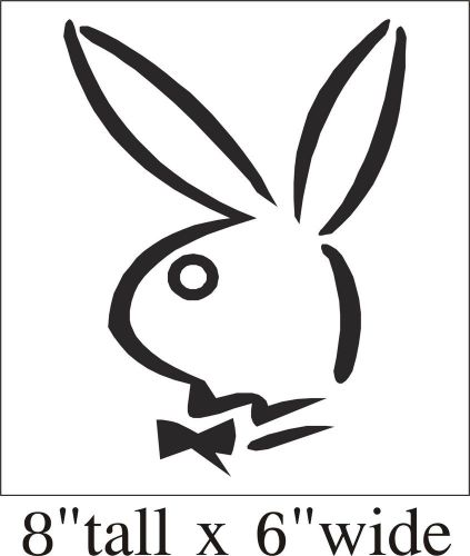 A Simple Bunny Funny Car Truck Bumper Vinyl Sticker Decal Art Gift-1551