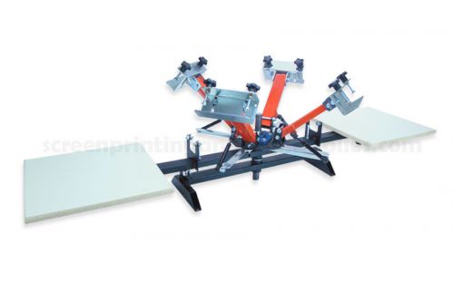 4 color 2 station four screen printing press four machine equipment 4k shocker for sale