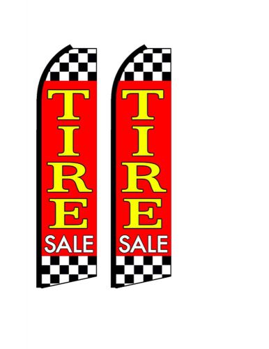 2x TIRE SALE Swooper Flag