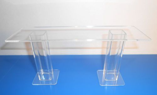 Acrylic Display Riser - 3&#034; Wide x 9&#034; Long x 4&#034; High x 1/8&#034; Thick - Brand NEW