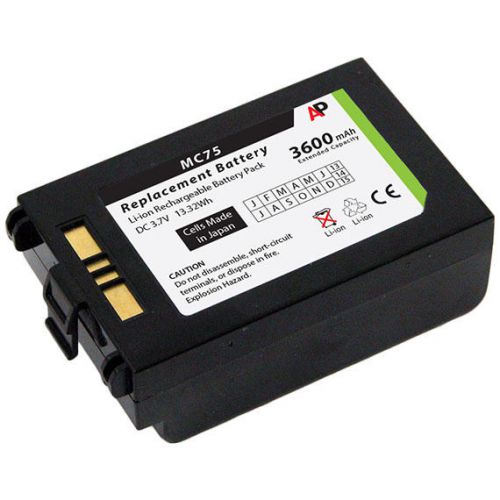 Motorola/symbol mc75 &amp; mc70 series: replacement battery. 3600mah (extended) for sale