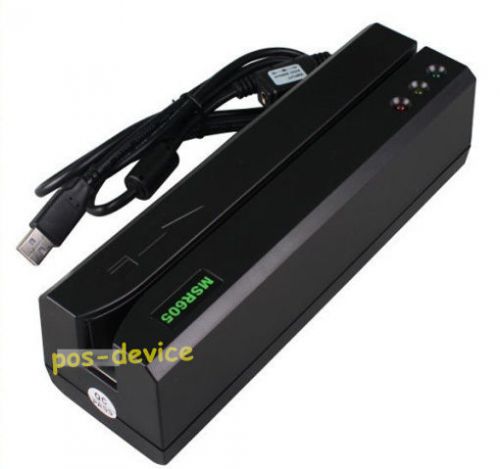 Hi-co msr605 magnetic card reader writer encoder stripe magstripe c/ msr206 for sale