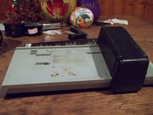 nbs model 610 credit card imprinter made in canada