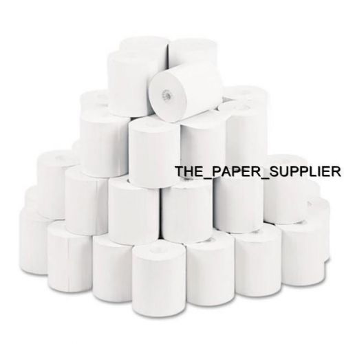 CASH REGISTER POS PAPER ROLLS 3-PLY WIDTH 3&#034; 3IN LENGTH 65&#039; 65FT 50 ROLLS