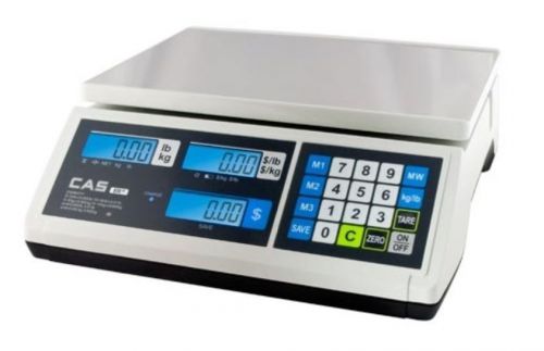 30 lb x 0.01 lb PRICE COMPUTING SCALE LCD DISPLAY - NTEP - DUAL RANGE