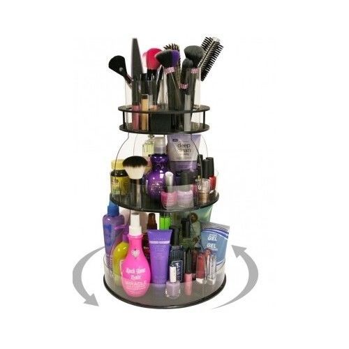 Makeup,storage,case,organizer,clear,cosmetic,display,comb,brush,holder,counter for sale