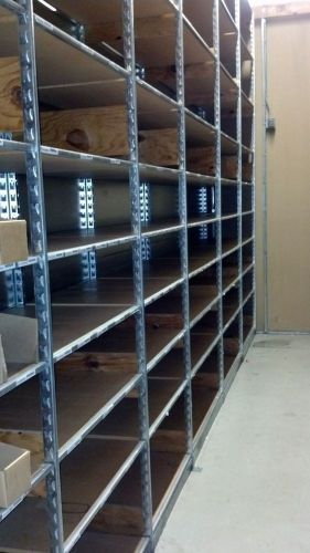 Backroom Shelving Lozier LOT 20 Wood 12&#034; Shelves Used Fixtures Warehouse Storage