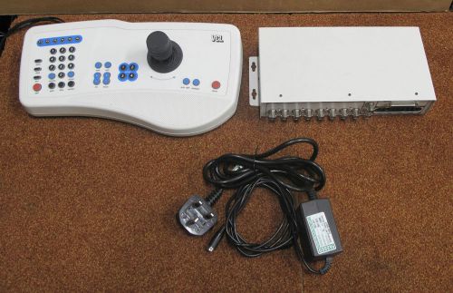 VCL Maxcom Joystick keyboard MAX0126-00 &amp; Maxcom8/2 8-Port CCTV Telemetry Unit