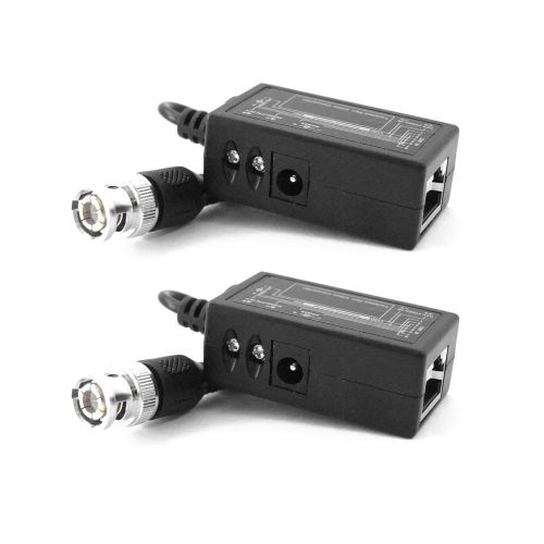 Cctv balun video 3 in 1 converter bnc to rj45 diy home security for sale