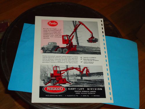 1950&#039;s-1960&#039;s Prentice Log Loader Sales Page