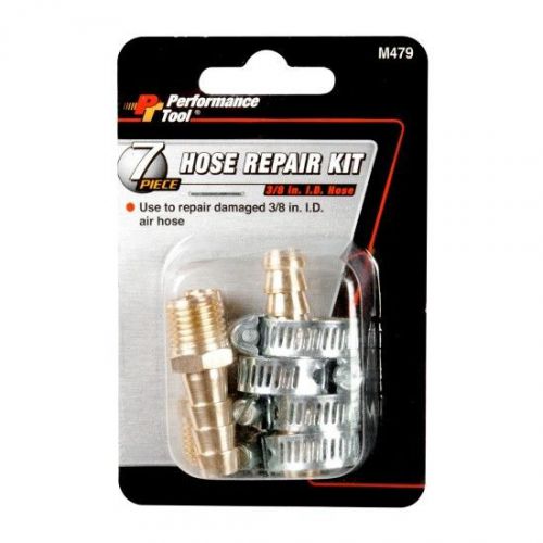 WILMAR TOOLS PERFORMANCE TOOL 7 PIECE 3/8&#034; AIR HOSE REPAIR KIT M479