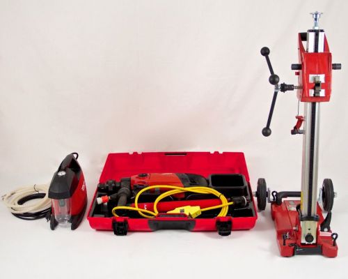 Hilti DD-150-U Diamond Core Drill with Vacuum Vac Rig and Stand