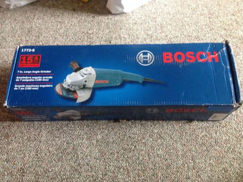 NIB Bosch - 1772-6 - Angle Grinder, 7 In., No Load RPM 6500