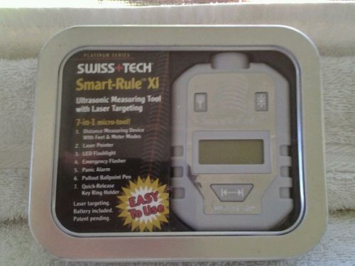 Swiss-Tech Smart-Rule Xi Ultrasonic Measuring Tool with Laser Targeting