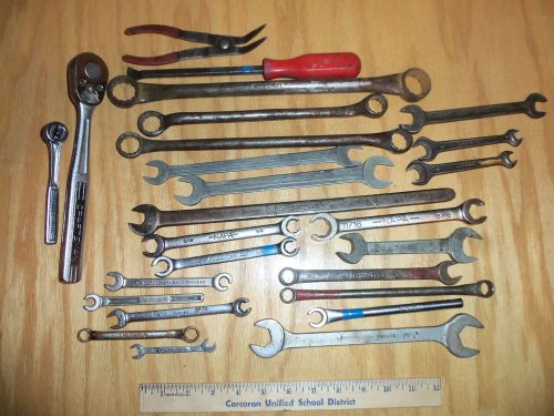 26 - Snap On, Blue Point, Cornwell, Napa, OTC, Craftsman, Hazet Tools.  Wrenches