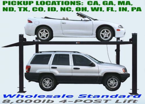 4POST Storage Service Lift 8,000 lb. Parking Hoist Car Truck SUV 8000 FP8K DS