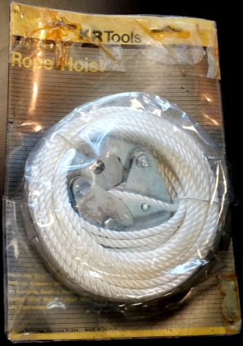 Kr tools rope hoist heavy duty 60&#039; boating / camping / fishing / hunting for sale