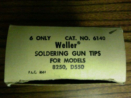 WELLER SOLDERING GUN TIPS 6140 FOR MODELS 8250, D550