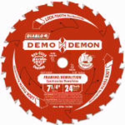 Freud D0724DA (10 pk) Diablo Demo Demon 7-1/4&#034; x 24-Tooth Circular Saw Blades