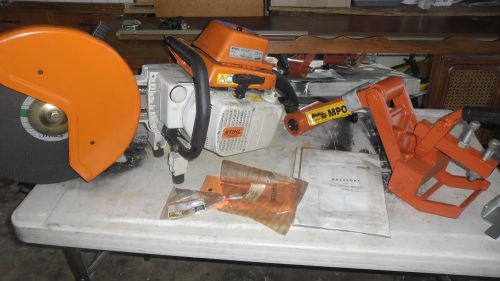 STIHL TS760 TS 760 CONCRETE CUT OFF SAW w/ NEW 16&#034; BLADE CEMENT