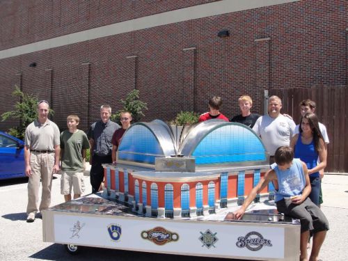 Huge Miller Park Replica Grill!