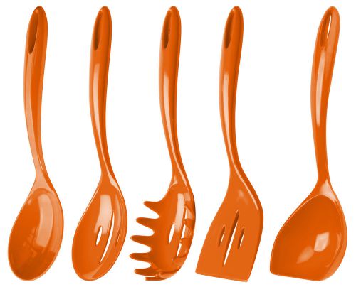 Zak! Splice 5 Piece Utensil Set Orange